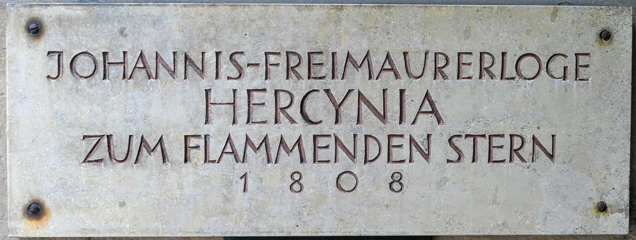 Johannis-Freimaurerloge Goslar Hercynia zum flammenden Stern 1808